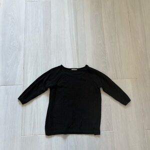 Classic Black Women's Crew Neck Sweater